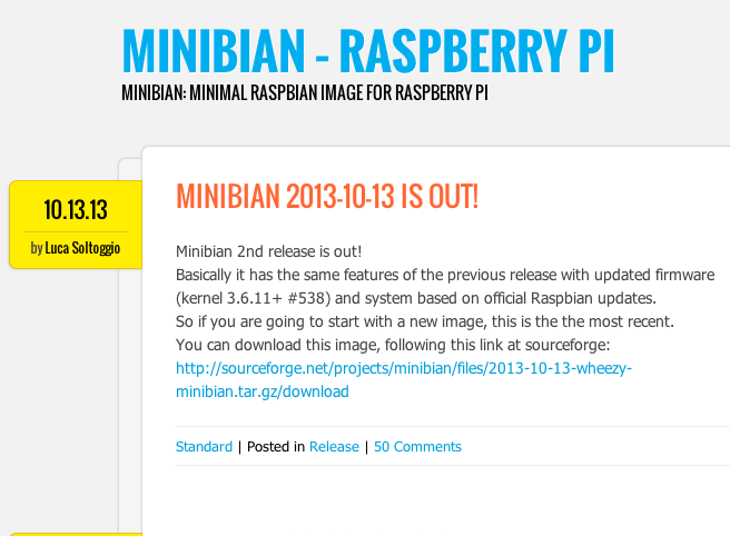 Minibian – Raspberry Pi Os