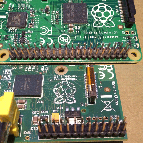 Erste Eindrücke des Raspberry Pi B +